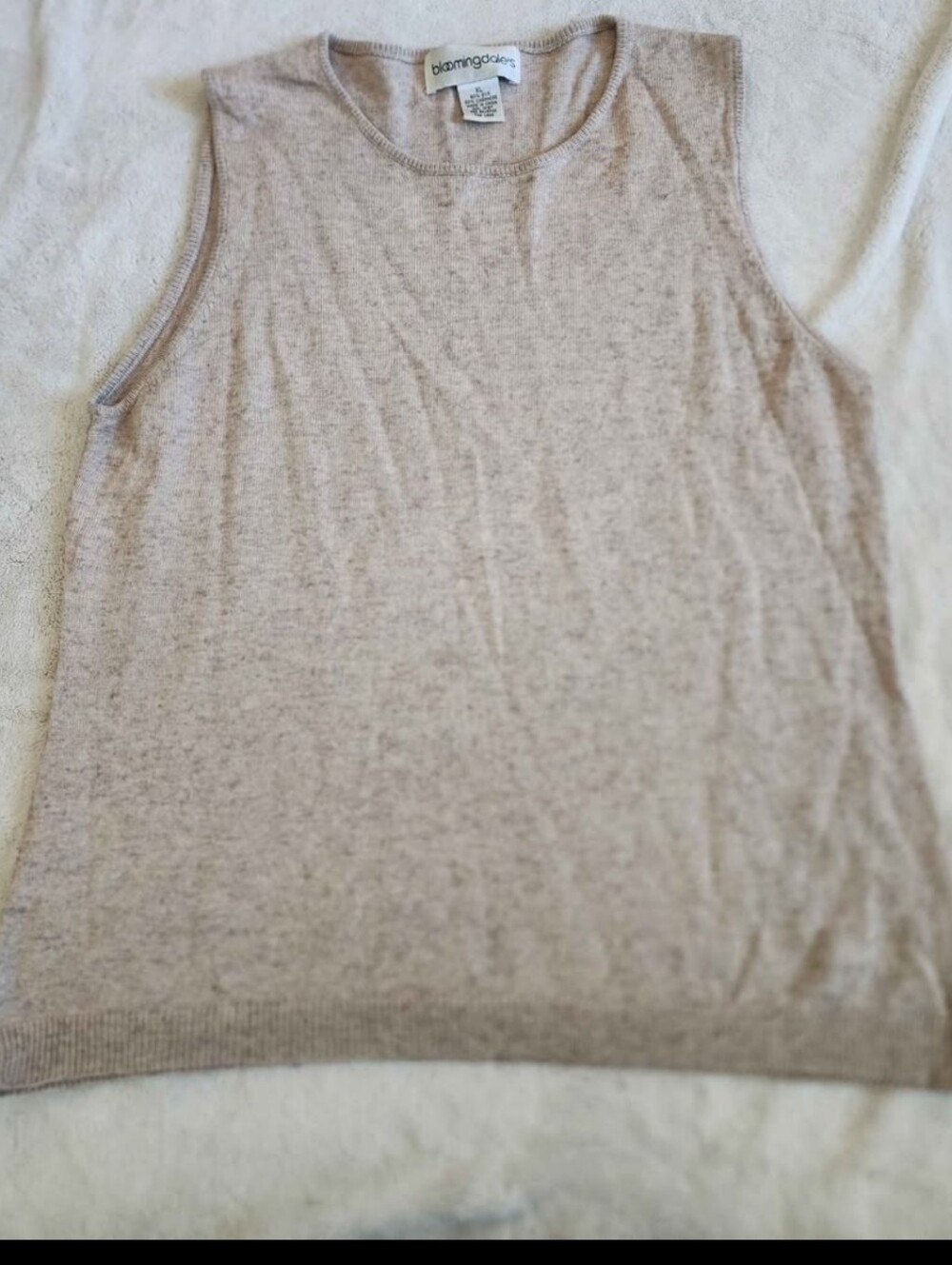 VTG Bloomingdales 80% Silk 20% Cashmere Sweatervest